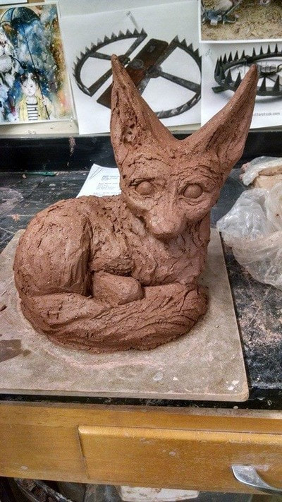 Sculpture de chat - #chat #DE #sculpture  Sculpture art clay, Animal  sculptures, Pottery animals